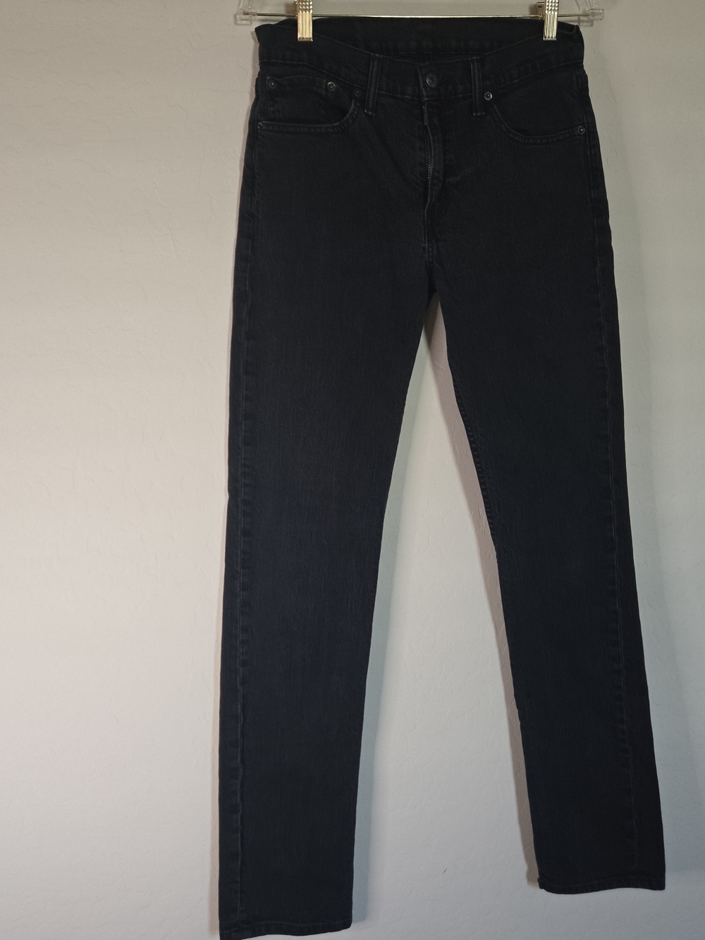 Levi's Slim Straight Black Jeans